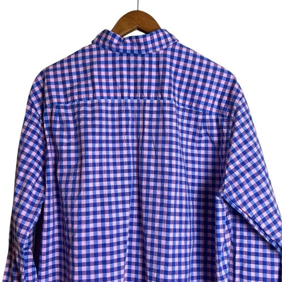 Hawker Rye pink & blue checkered button down shirt - Picture 6 of 8